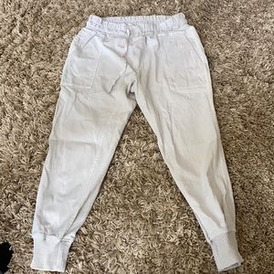 James Perse White Jogger pants
